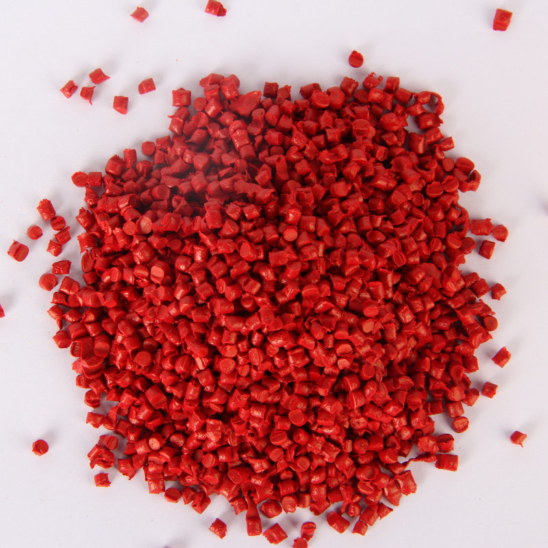 大红吹膜色母粒